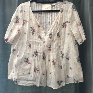 Anthropologie floral top